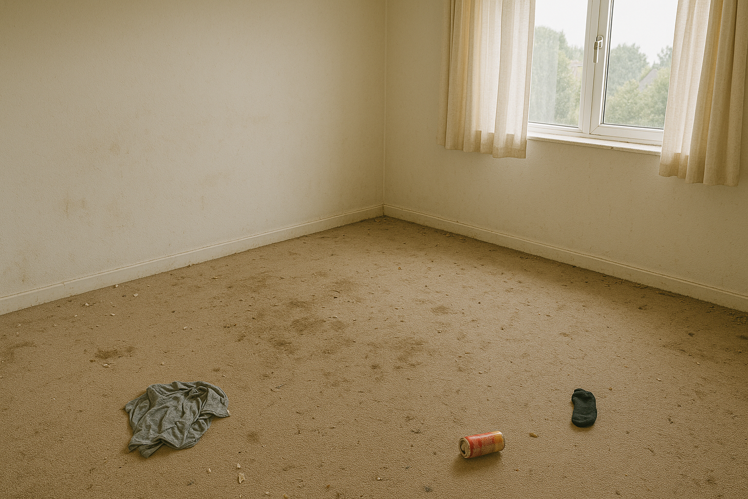 End of tenancy before cleaning